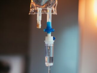 Photo of hospital IV drip